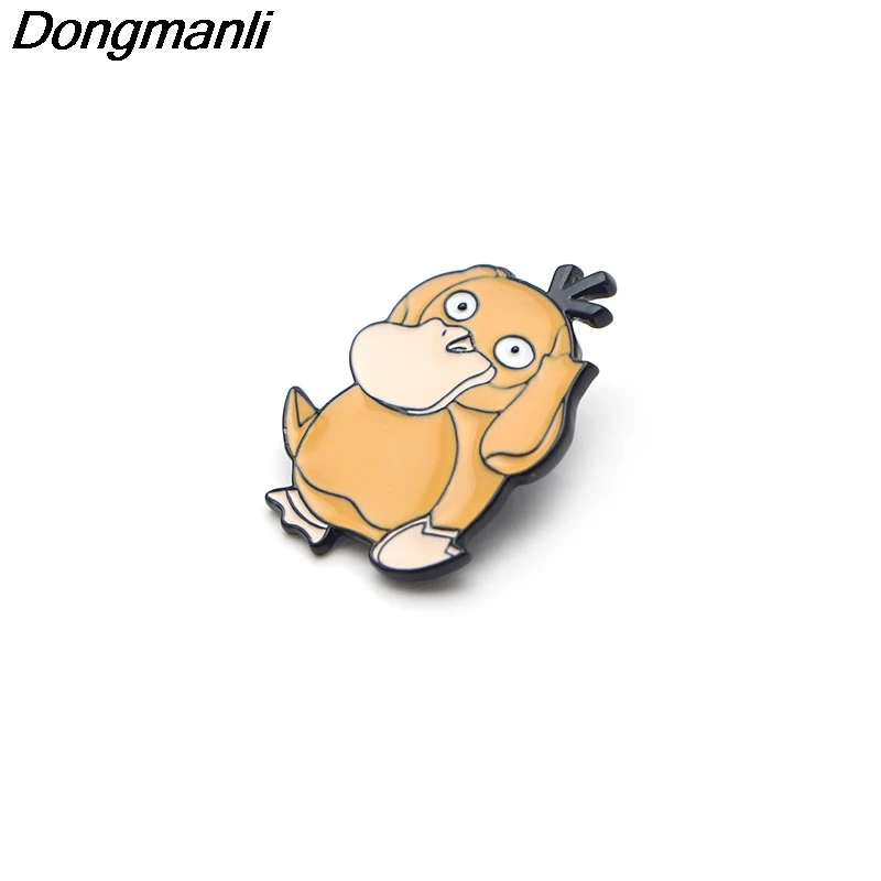 L3012 Psyduck забавные булавки эмалированные Броши для женщин и мужчин нагрудные булавки мультфильм металлический значок воротник ювелирные изделия подарки 1 шт
