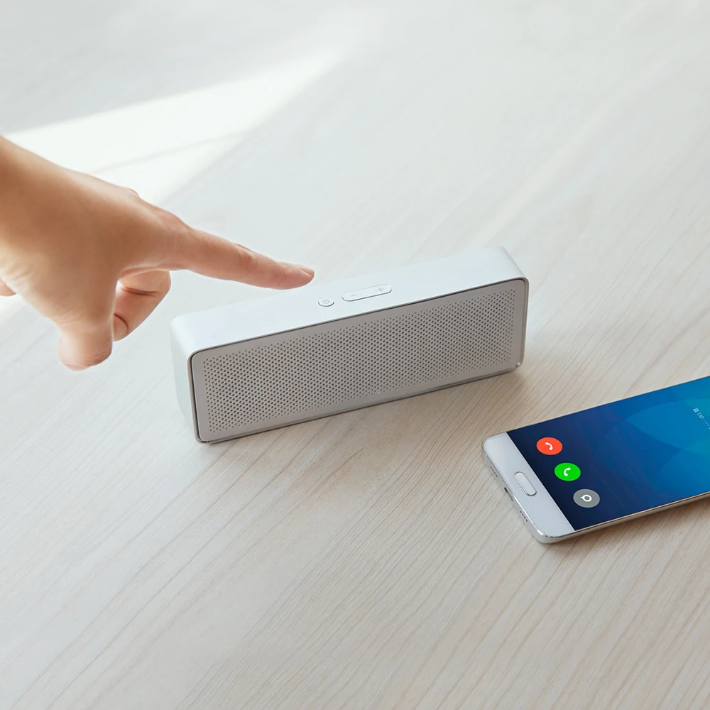 Xiaomi Mi bluetooth динамик Basic 2 квадратная коробка стерео портативный Bluetooth 4 Белый