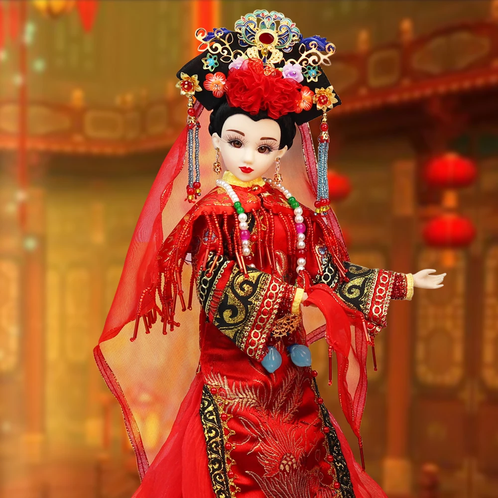 Кукла Шарм Fortune Days East Древняя китайская Династия Цин Невеста 1/6 кукла с макияжем 14