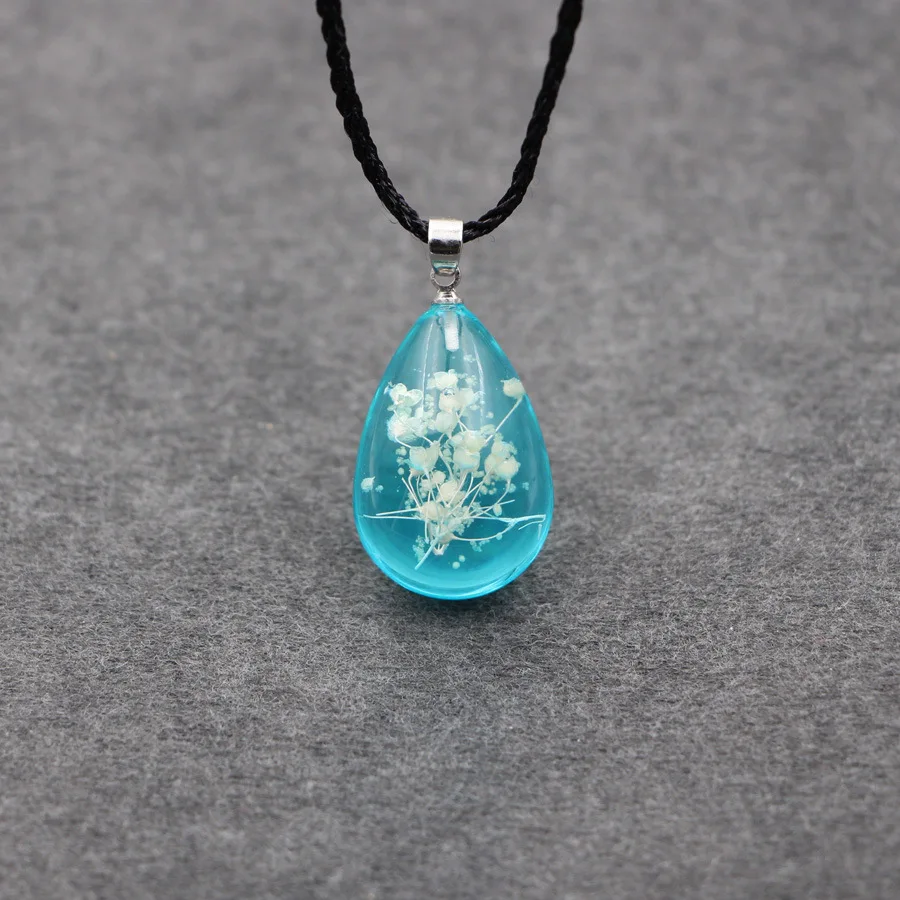 Подвеска Mori girl love в стиле Харадзюку ручная работа натуральный сушеный цветок