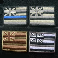 embroidered american flag state of hawaii patch 3d tactical patches fabric us army badge cloth combat armband military badges