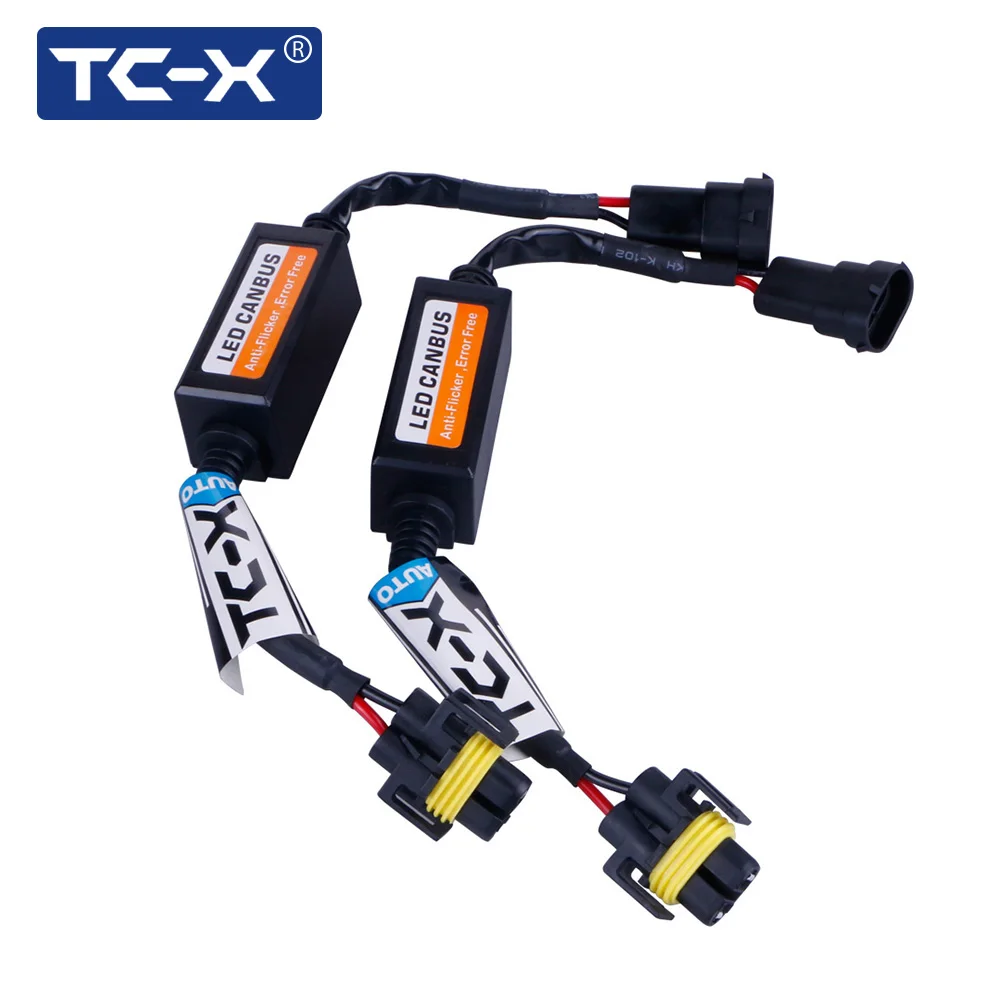 TCX 2 шт./лот H11 H8 H9 LED декодер нагрузочного резистора предупреждения компенсатор