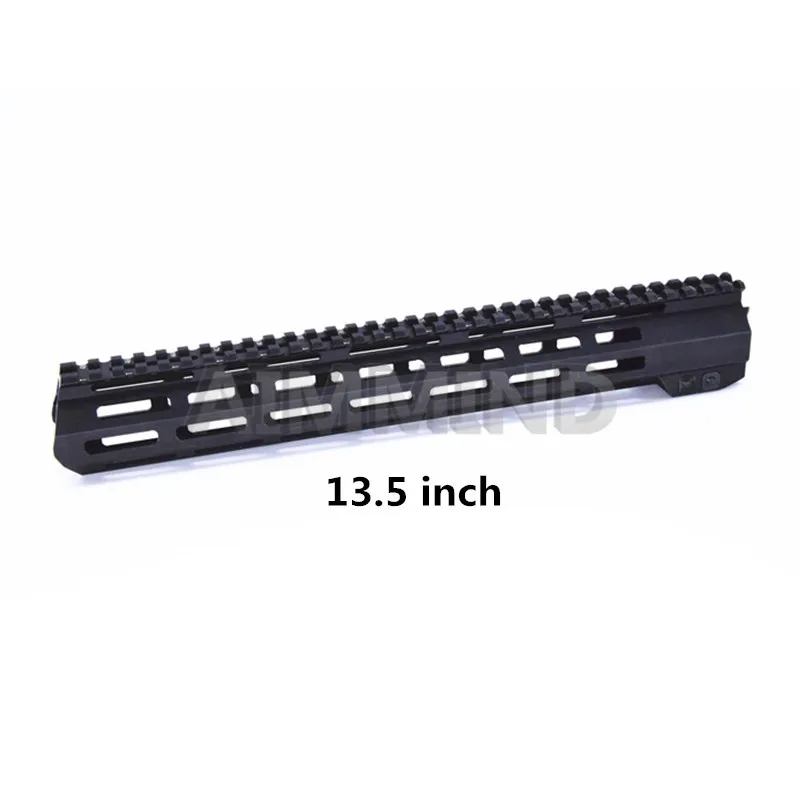 13 5 &quotAR15 Free Float mlok M-LOK Handguard Picatinny Rail Slim Style keymod handguard со стальной бочковой гайкой для
