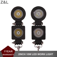 10w led work light 12v 24v 2inch mini car auto truck atv motorcycle 4x4 4wd tractor bicycle indicator fog lamp driving headlight