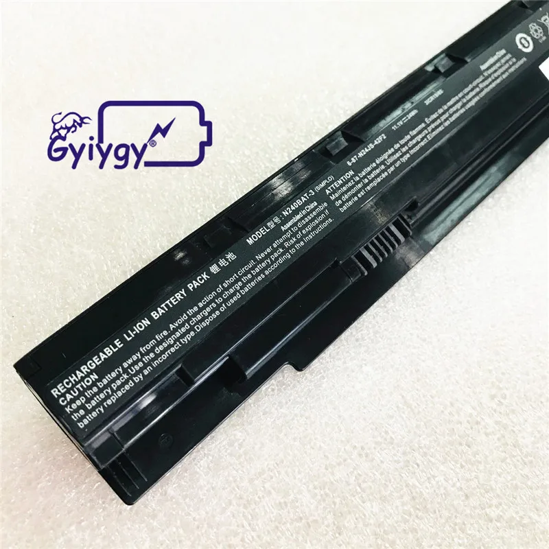 Аккумулятор для ноутбука CLEVO N240JU NP3240 N240BAT 3 6 87 N24JS 42F1 42L 14 8 V или 15 12 4 ячейки|Батареи