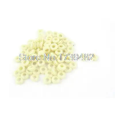 

80pcs 6mm White Rubber Grommet Firewall Hole Plug Electrical Wire Gasket