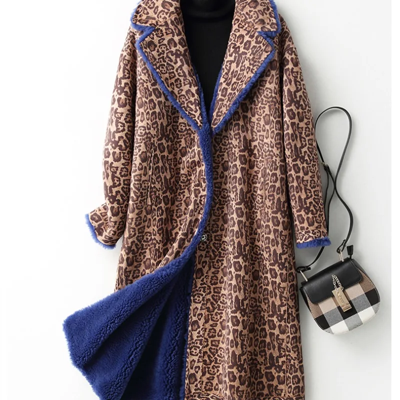 2018 Женское зимнее теплое короткое пальто из овечьей кожи модное темпераментное