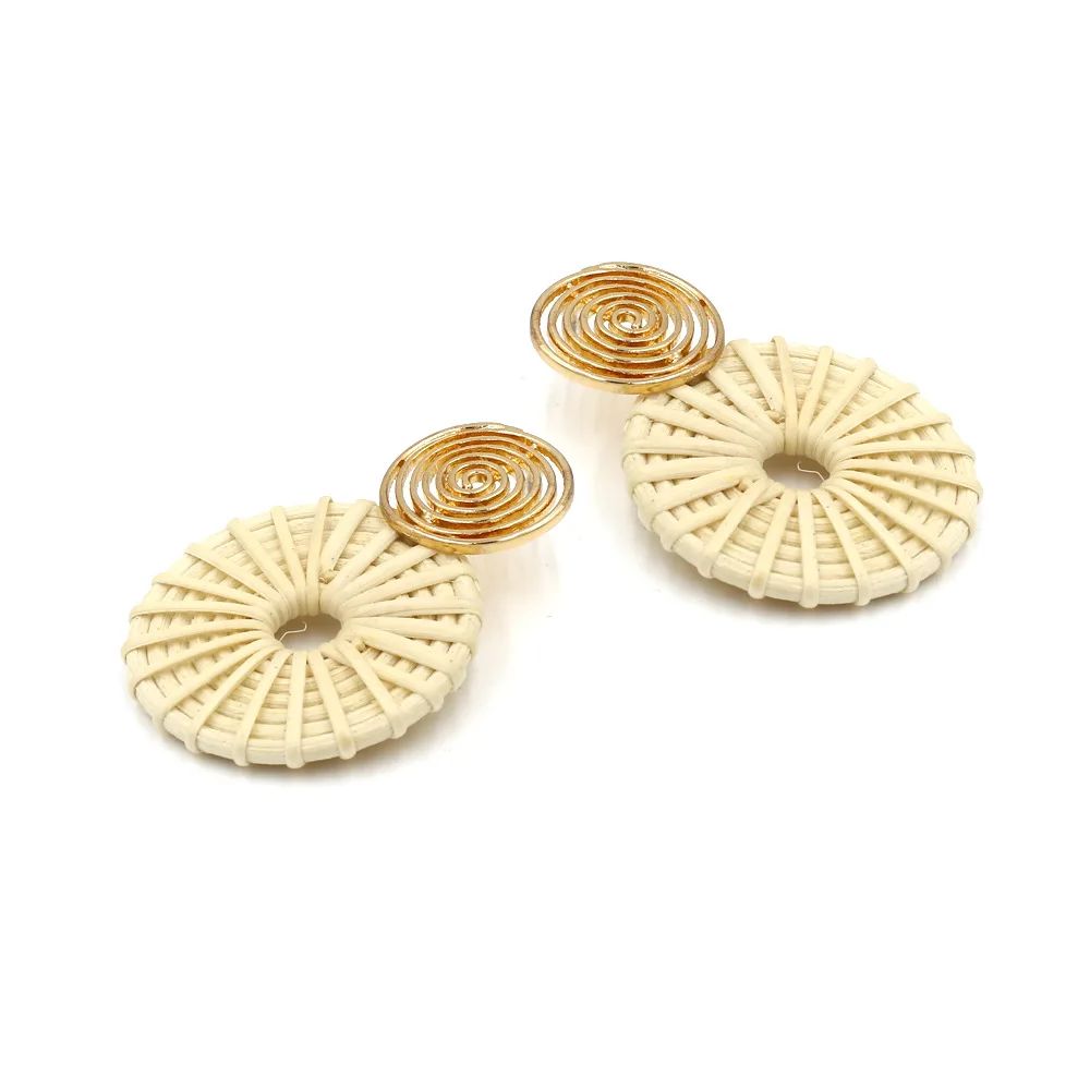 Большие серьги Висячие ювелирные изделия Boho Лето заявление 2019 для женщин из