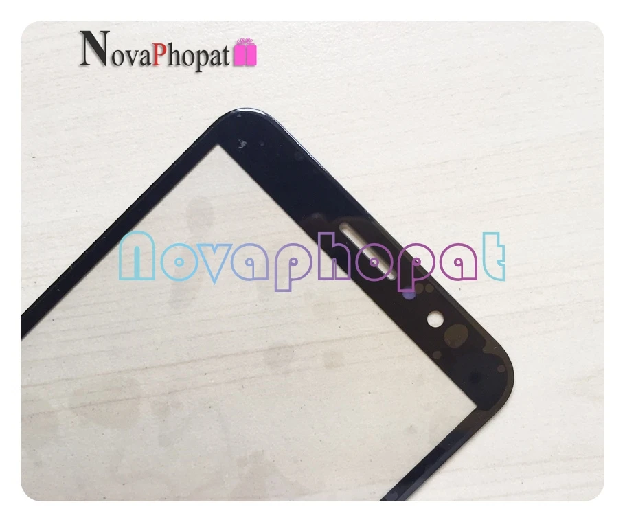 Novaphopat Черный сенсорный экран для BQ 5515L дигитайзер стеклянная панель Замена +