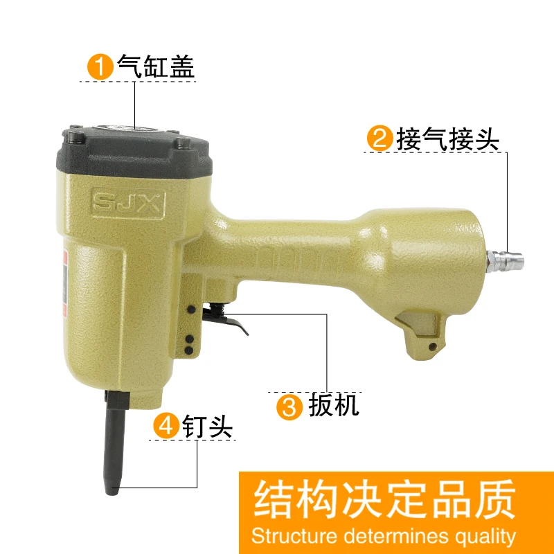 Пневматический гвоздодер пистолет гвоздильщик газа тянуть назад деревянный