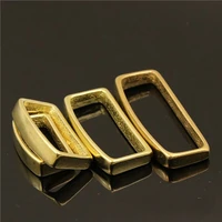 2 pcs solid brass belt keeper d shape belt strap loop ring buckle for leather craft bag strap belt 16mm 20mm 25mm 32mm 40mm