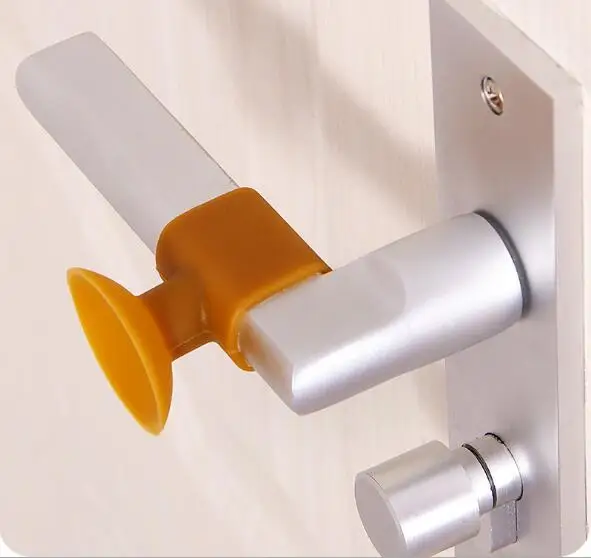 1 шт. дверную ручку глушитель Противоударная накладка стены защитные силиконовые