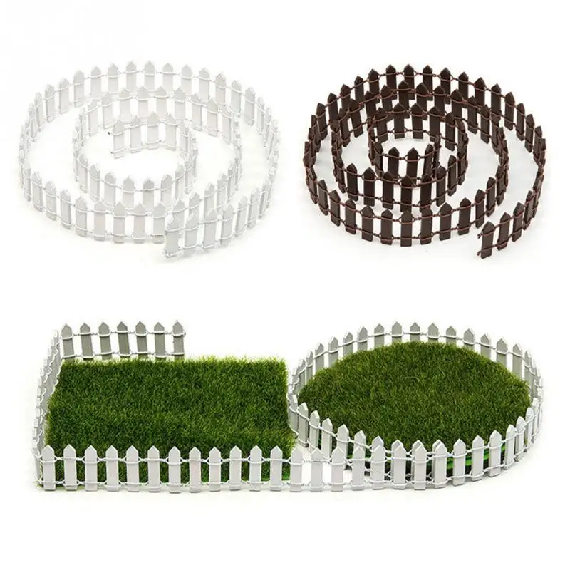 Миниатюрный садовый набор феи деревянный забор Террариум кукольный домик