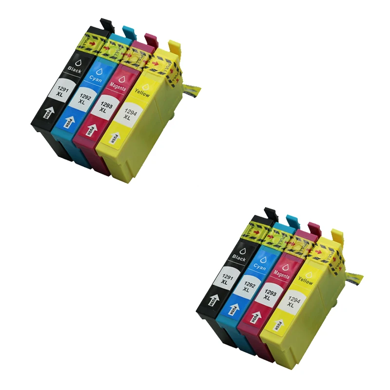 8 шт. совместимый чернильный картридж T1291 для Epson WF 7015 WF7515 SX620 SX535 BX305 BX525 BX320 BX630 BX935