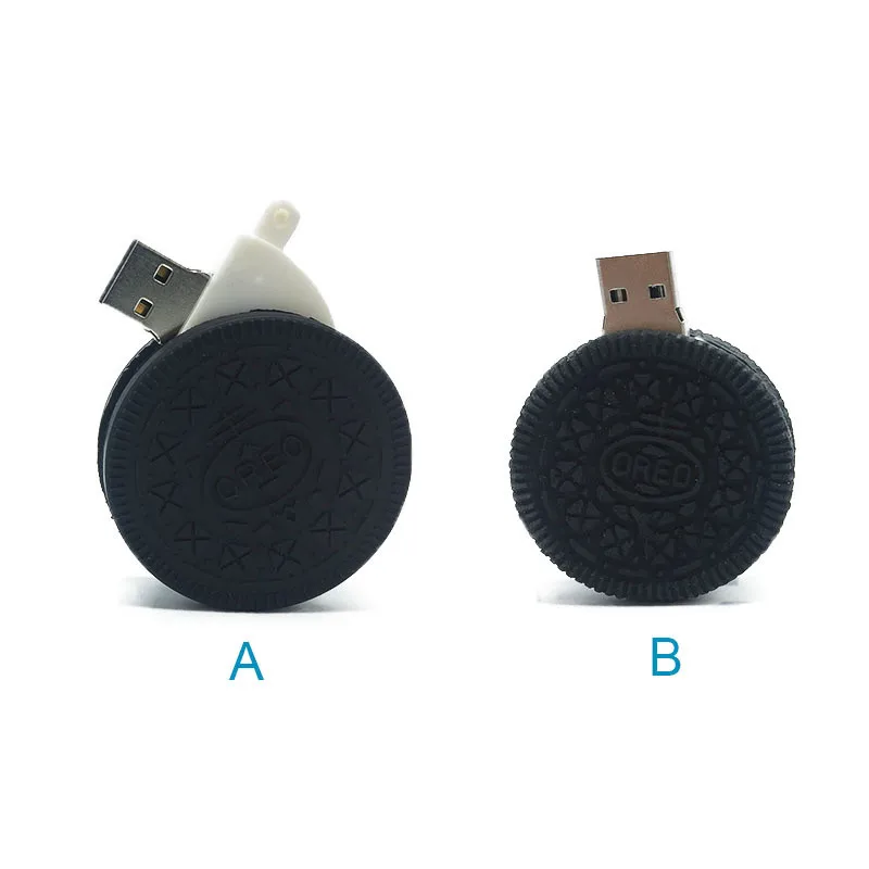 usb флеш-накопитель 128 ГБ памяти usb 2,0 флеш-накопитель 16 ГБ 4 ГБ 8 ГБ Флешка 32 Гб 64 Гб памяти usb Oreo печенье лучший подарок