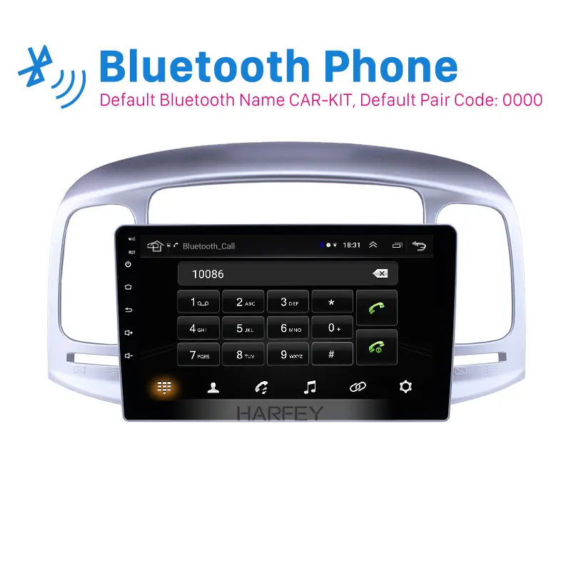Harfey 9 дюймов Android 1 для Hyundai Accent 2006 2011 сенсорный экран головное устройство Bluetooth
