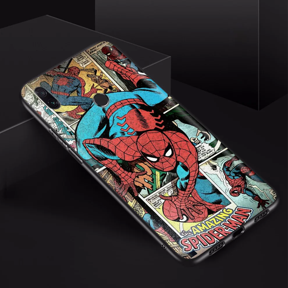 Чехол Lavaza Marvel для Xiaomi Redmi Note 8 8A 7 6 6A 5 5A 4 4X 4A Go Pro Plus Prime