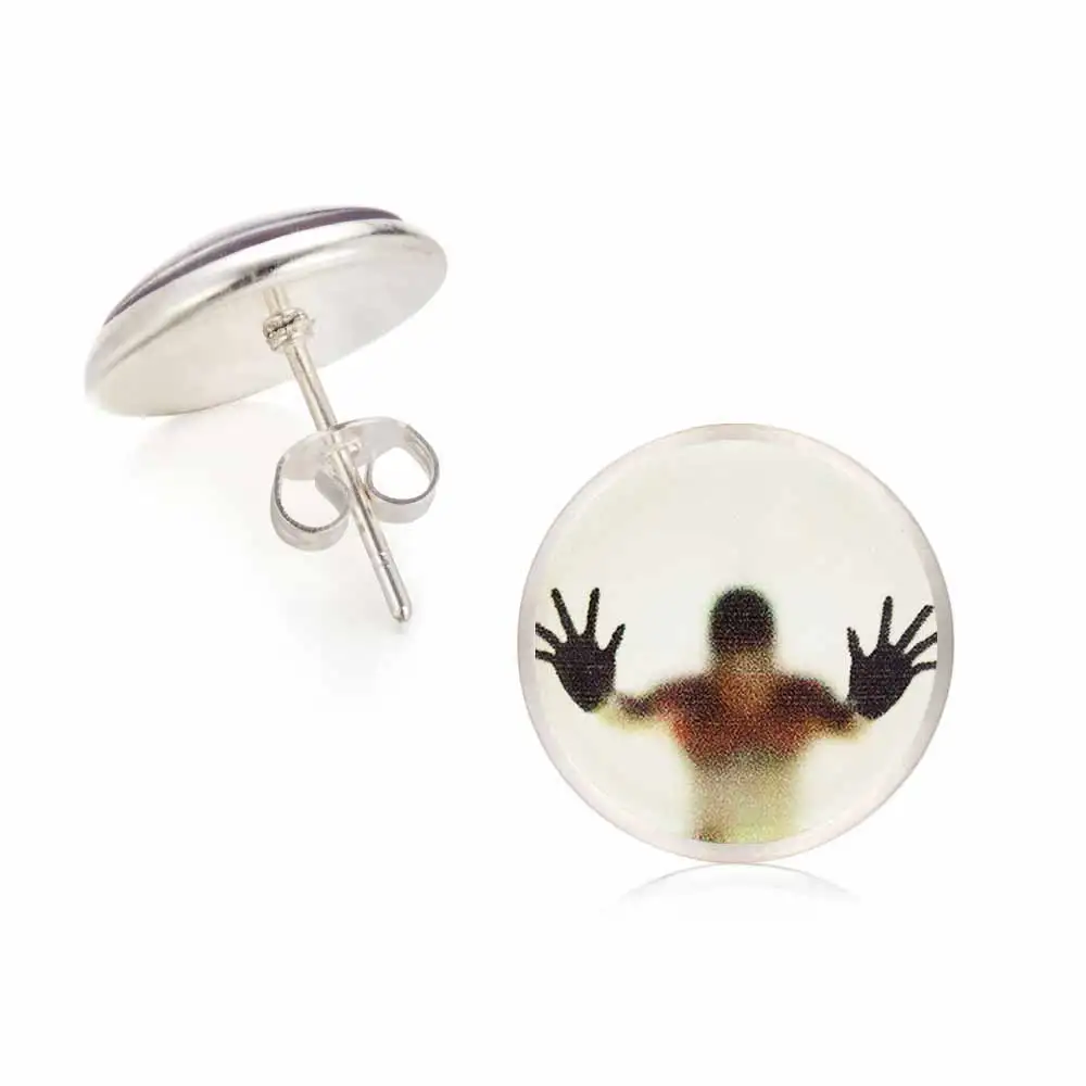 2017 галактика звезда вселенная серьги стеклянный кабошон цепочка эффектные