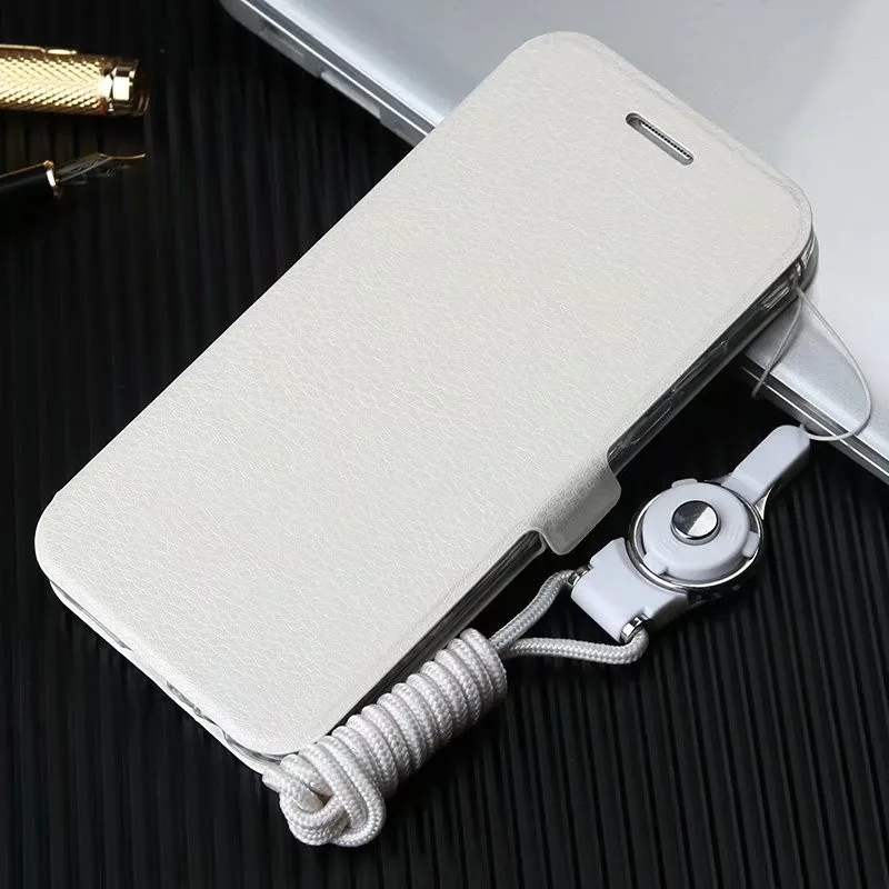 White PCDG флип-чехол для xiaomi redmi 4X чехол для xiaomi redmi 4x Обложка для бумажника, Кожаная подставка флип-чехол s capa с ремешком - Цвет: White