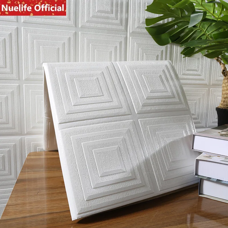 3D квадратная DIY Настенная Наклейка для спальни ресторана потолка детской комнаты