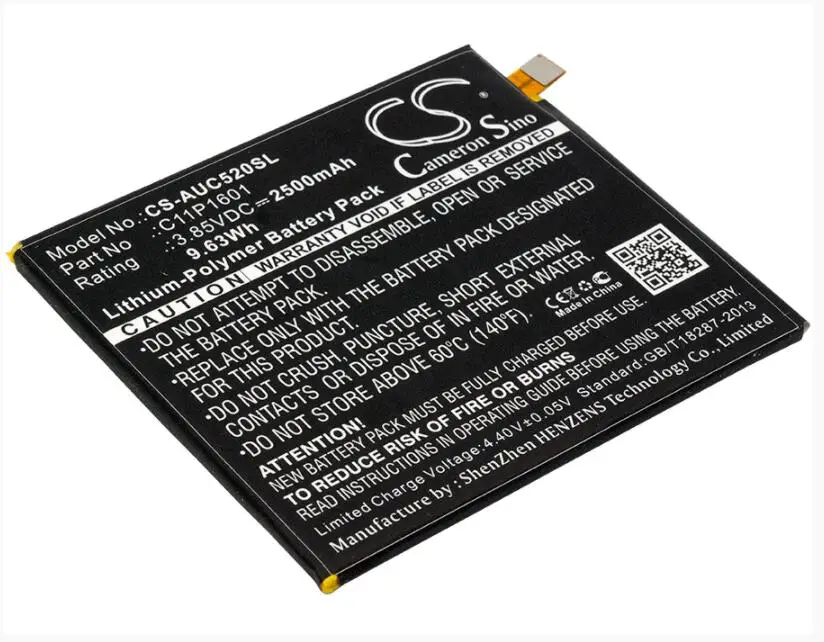 Аккумулятор Cameron Sino 2500 мАч для ASUS ZE520KL ZenFone 3 5 2 дюйма две SIM-карты глобальная версия