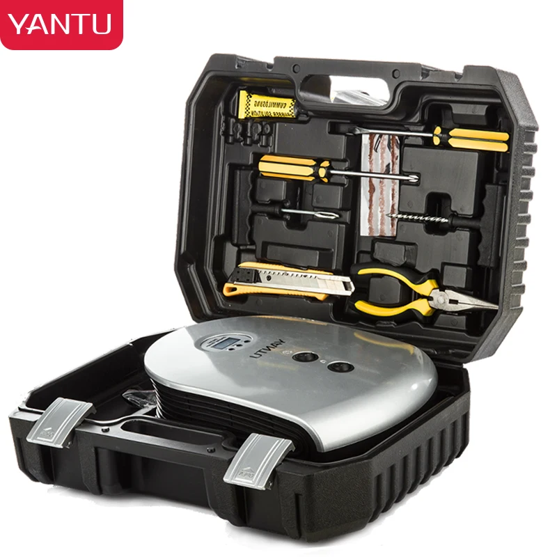 Цифровой Воздушный компрессор 12 В цифровой дисплей воздушный Электрический для