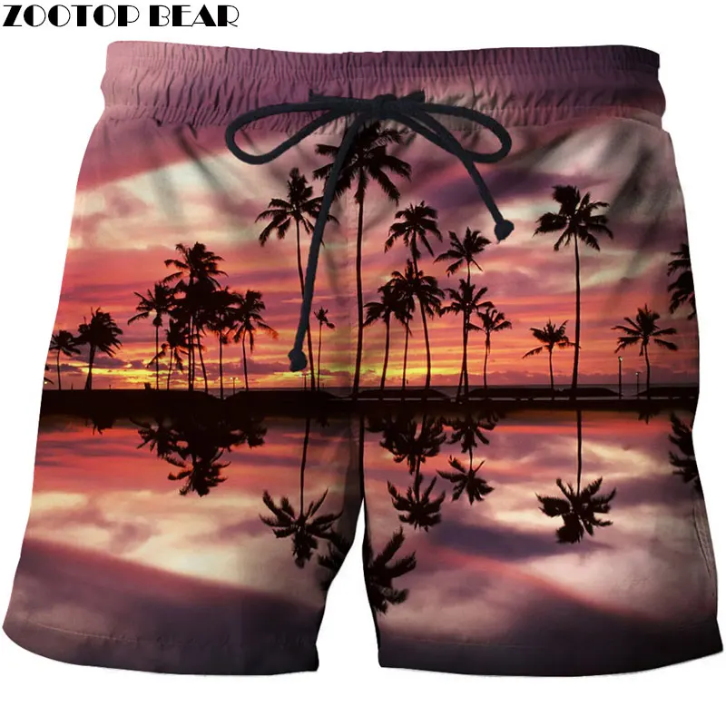 

3d Reflection Of All Thing Men Ston Printed Board Short Men Short Fashion Quick Pant Beach Men Short Plage DropShip ZOOTOP BEAR
