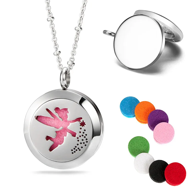 New Essential Oils Diffuser Aromatherapy Jewelry Love Necklace butterfly Pendants Locket Aroma Open Perfume | Украшения и