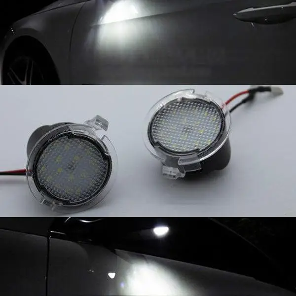 

2x High power white LED Side Mirror Puddle Lights For Ford Fusion Gen 2 13-2017