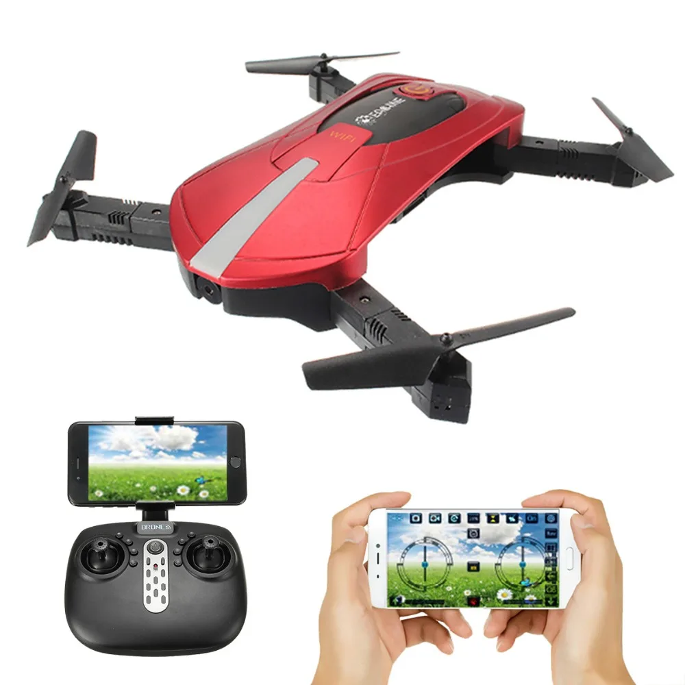 Eachine E52 WiFi FPV селфи Дрон с высоким режимом удержания складной рычаг RC Квадрокоптер RTF для детей подарок