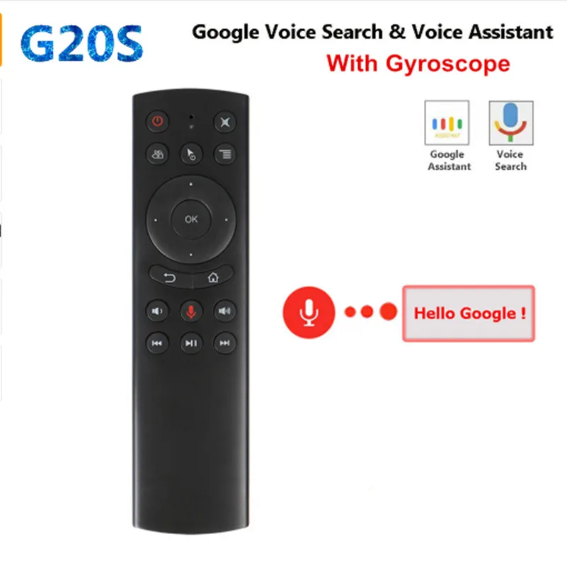 Air mouse G20s пульт дистанционного управления 2 4G Беспроводная воздушная мышь Mi crophone