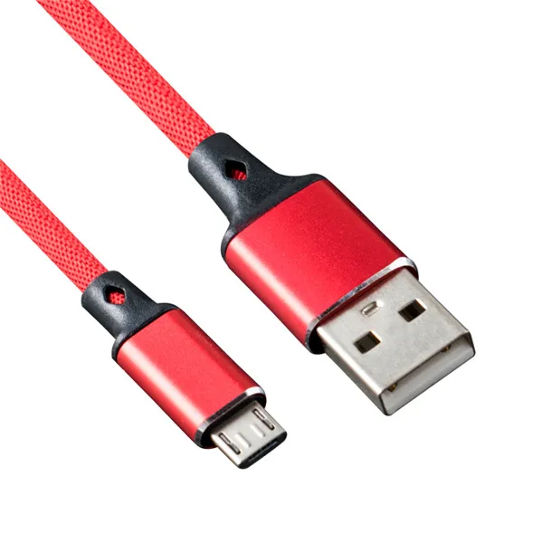 Красный Ersuki Micro USB кабель 3.0A Быстрая зарядка кабель Данные синхронизировать мобильный телефон кабели для samsung huawei Xiaomi LG Andriod Microusb - Цвет: Красный