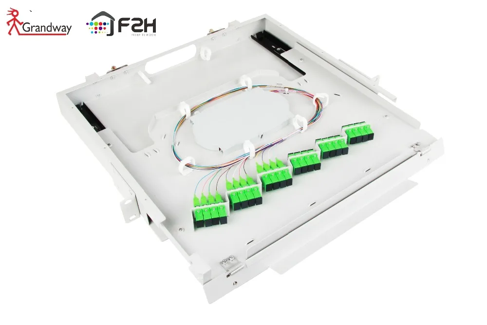 

[Grandway Orginal] F2H-FPX-P10 серия ODF оптическая распределительная рамка патч-панель 24F