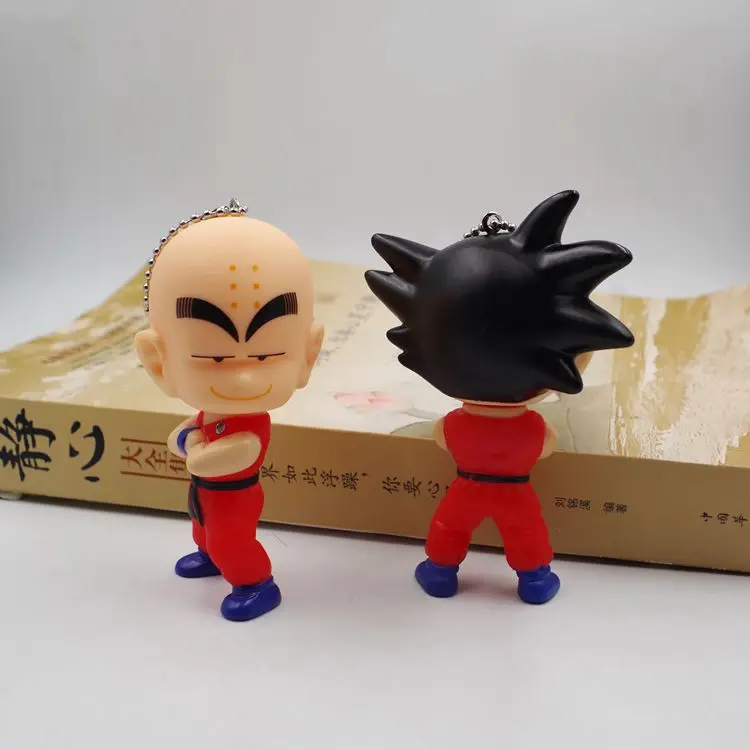 Аниме Dragon Ball Сон Гоку какаротто кулилин милый брелок для ключей Kwaii виниловые фигурки Коллекция Модель игрушки