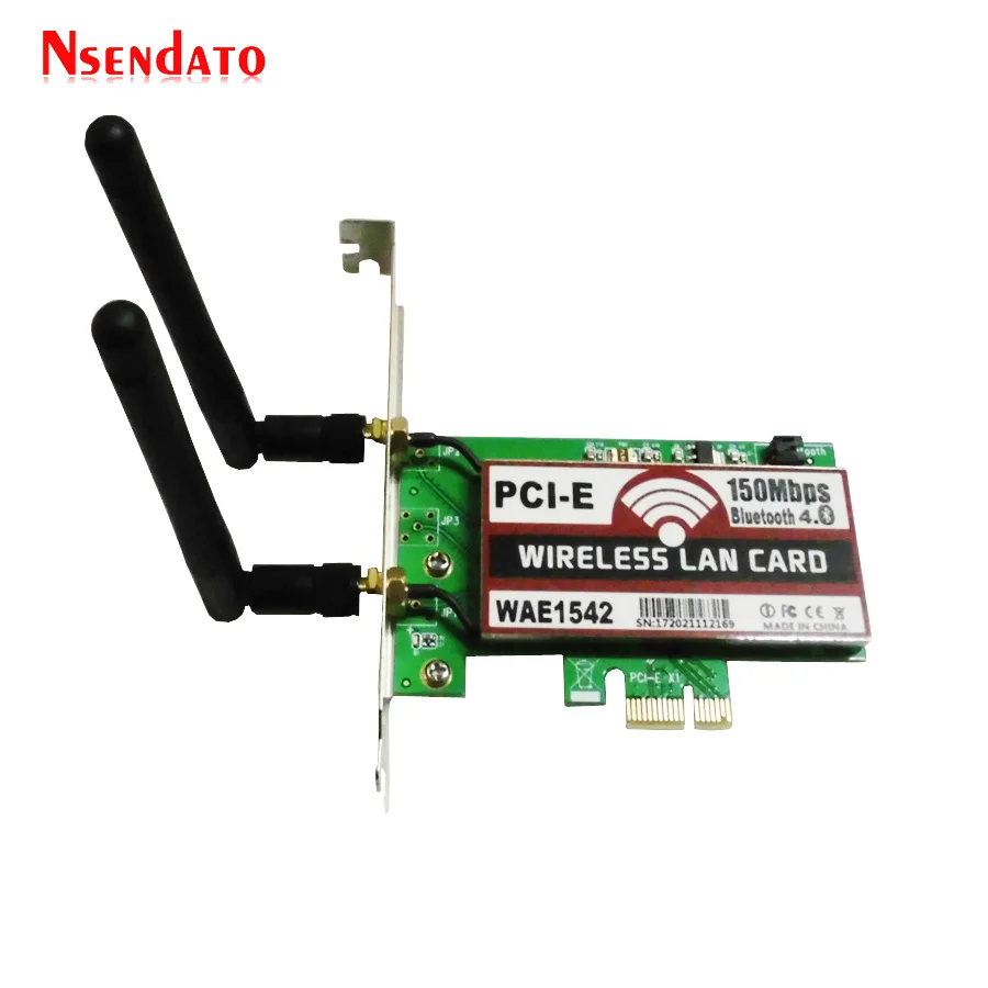 150 м беспроводной Bluetooth 4 0 PCI E экспресс карта адаптер Wi Fi сеть LAN Ethernet NIC карта|Платы