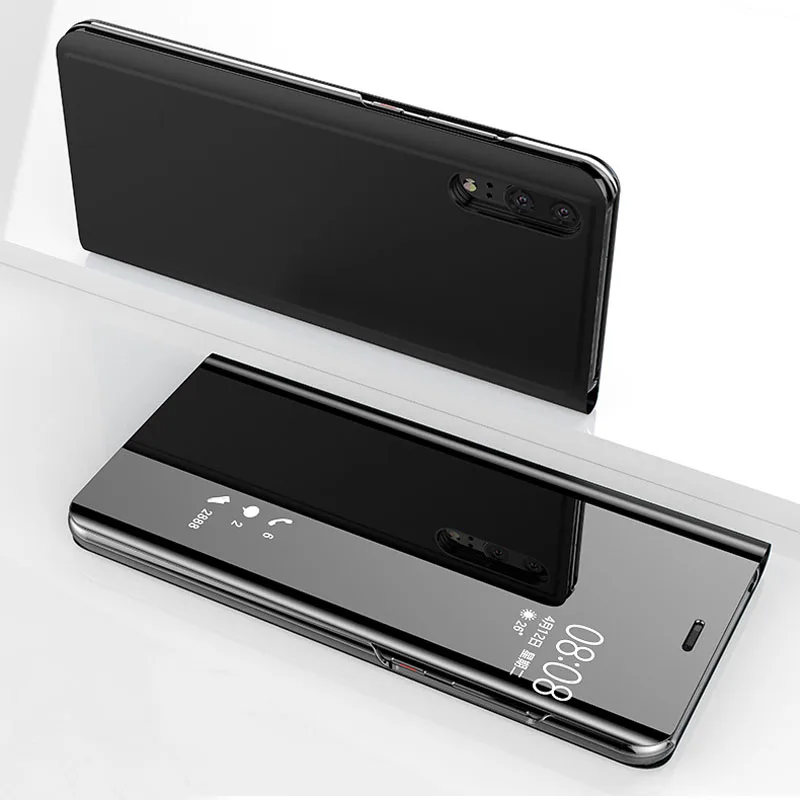Зеркальный умный чехол с откидной крышкой для Huawei P умная фотография LX2 LX3 полным