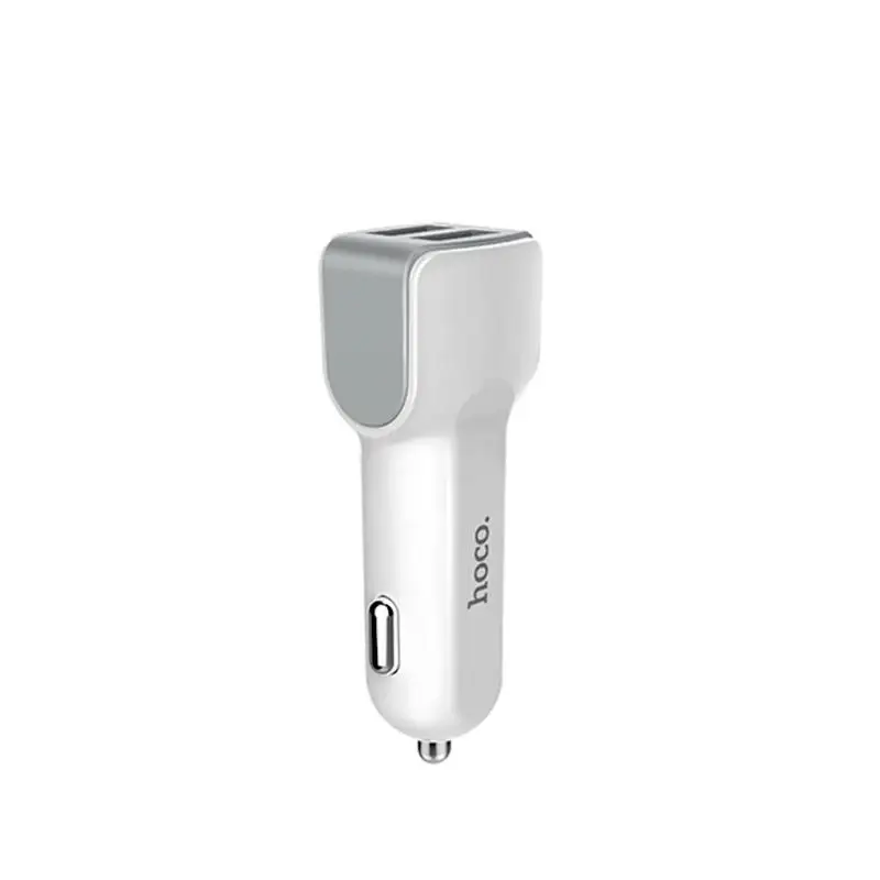 HOCO Z23 Dual USB Автомобильное зарядное устройство 2.4A Универсальное зарядное устройство для мобильного телефона адаптер для iPhone 7 прикуриватель DC 12-24V зарядное устройство