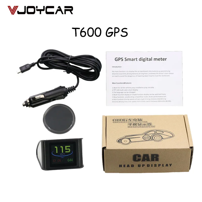 VJOYCAR OBD2 Car HUD Port Head Up Display Windows Screen Speed Projector Warning System Windshield 25 | Автомобили и мотоциклы