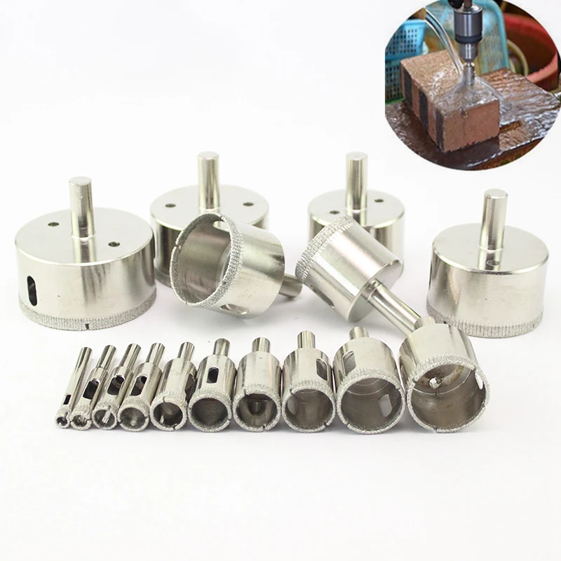 Пила для отверстий с алмазным покрытием Набор насадок 20 мм мрамора стекла