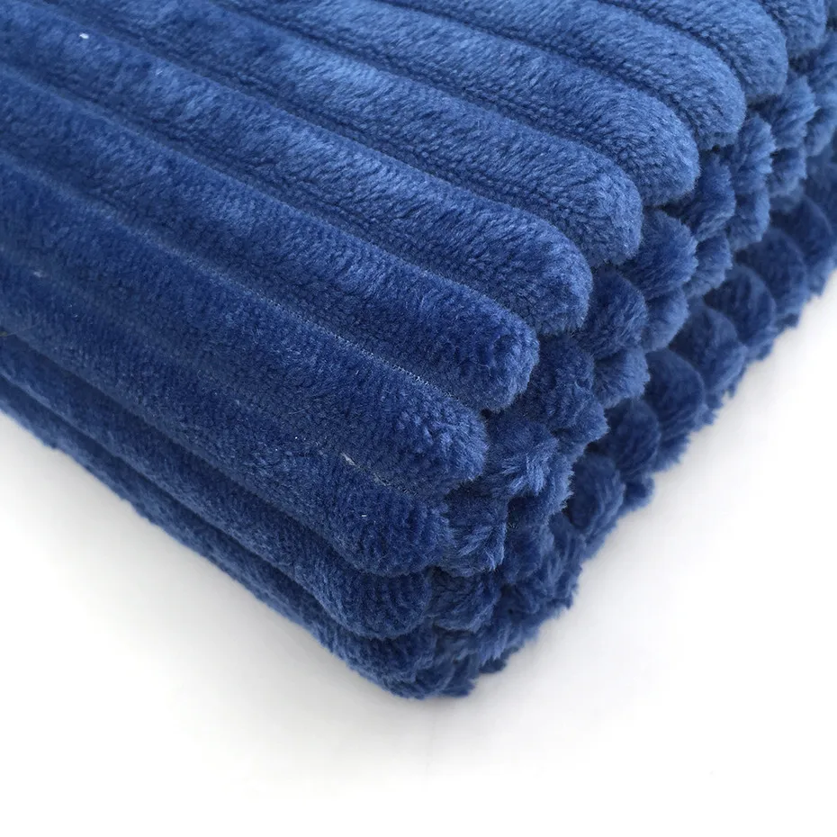 stripe blue 75x100 см самая дешевая супер мягкая плюшевая ткань для метрового ручного шитья одеяло материал антипиллинг плюшевые игрушки ткань экологически чистая - Цвет: stripe blue