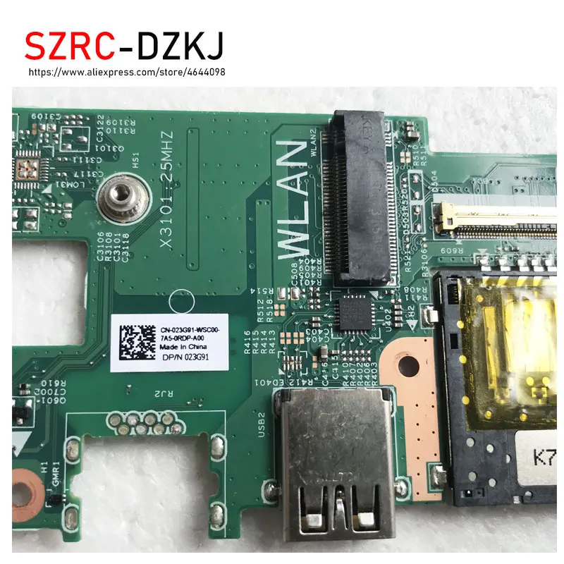 Оригинал для Dell Inspiron 7573 плата кнопок питания 2-в-1 I O 023G91 W кабель 0M4M2 | Компьютеры и