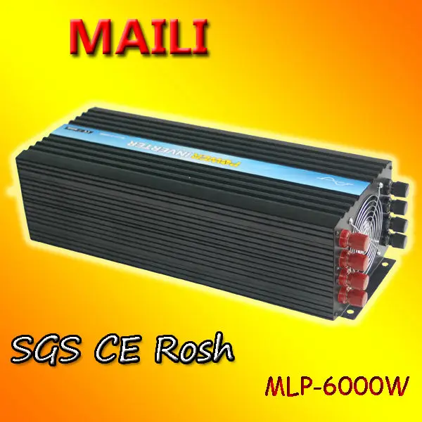 

CE &SGS& RoHS approved, inverter pure sine wave 6000w dc48v to ac120v inverter