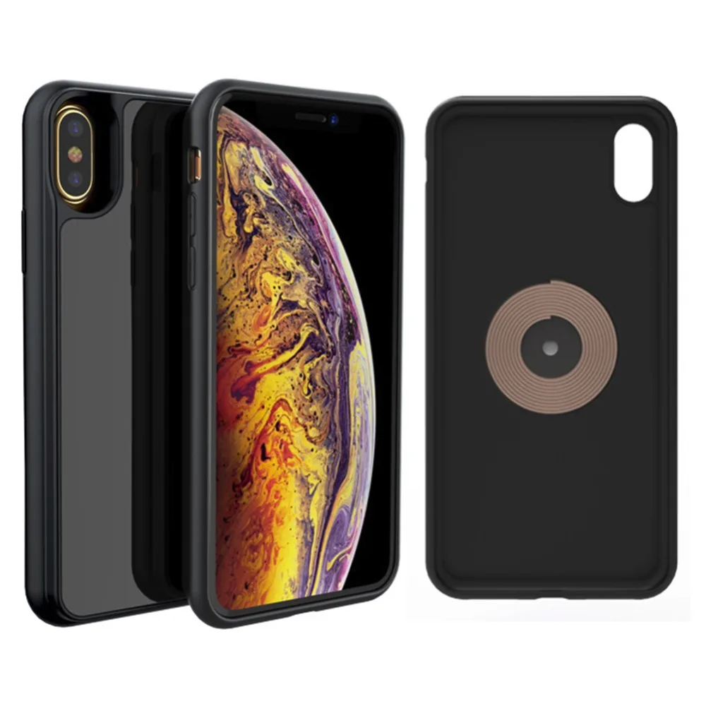 5000 мАч для iphone X XS XR чехол батареи Смарт Беспроводное зарядное устройство крышка
