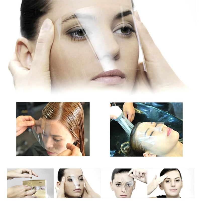 50 шт. одноразовые женские маски спрей для волос|hairspray shield|for hair salonfor cut |