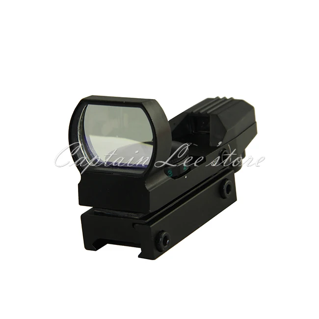 Holographic 4 Reticle Reflex Tactical Red&ampGreen Dot Sight Rifle Scope 20mm Rail Airsoft Hunting Gun Accessories | Спорт и