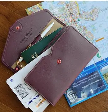 Темперамент большой емкости элегантный кожаный Длинный кошелек мужчины