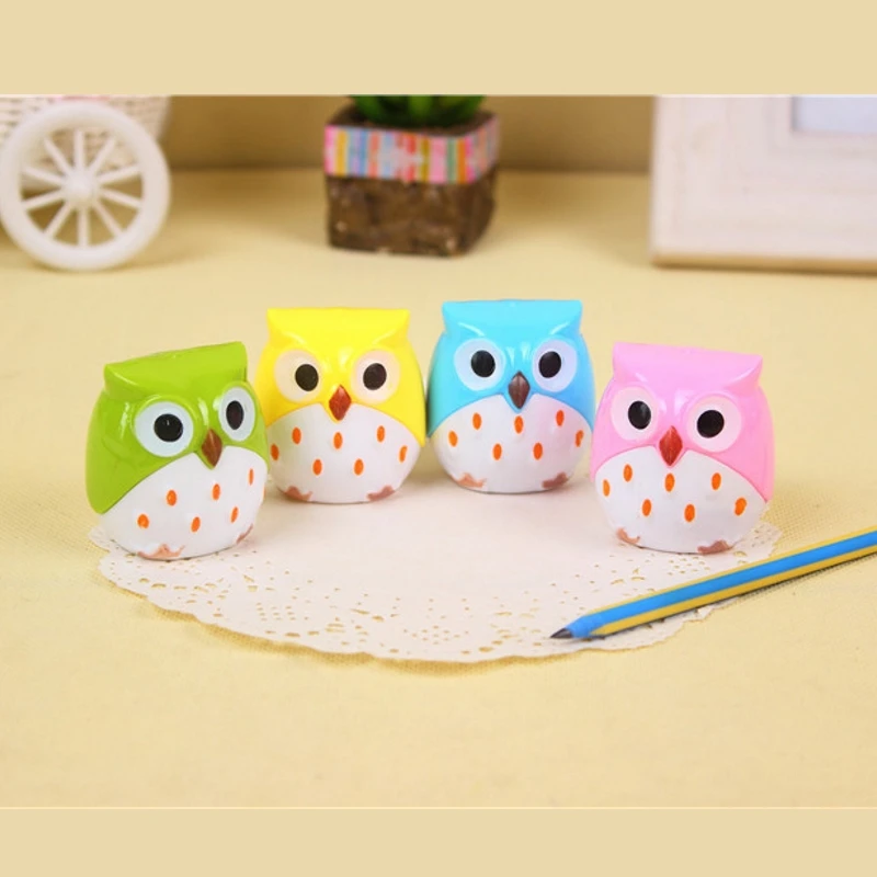 Необычные канцелярские принадлежности мультяшная Милая зеркальная точилка для