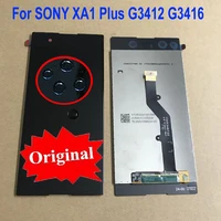100 original sensor lcd display touch panel screen digitizer assembly for sony xperia xa1 plus g3412 g3416 g3426 phone parts
