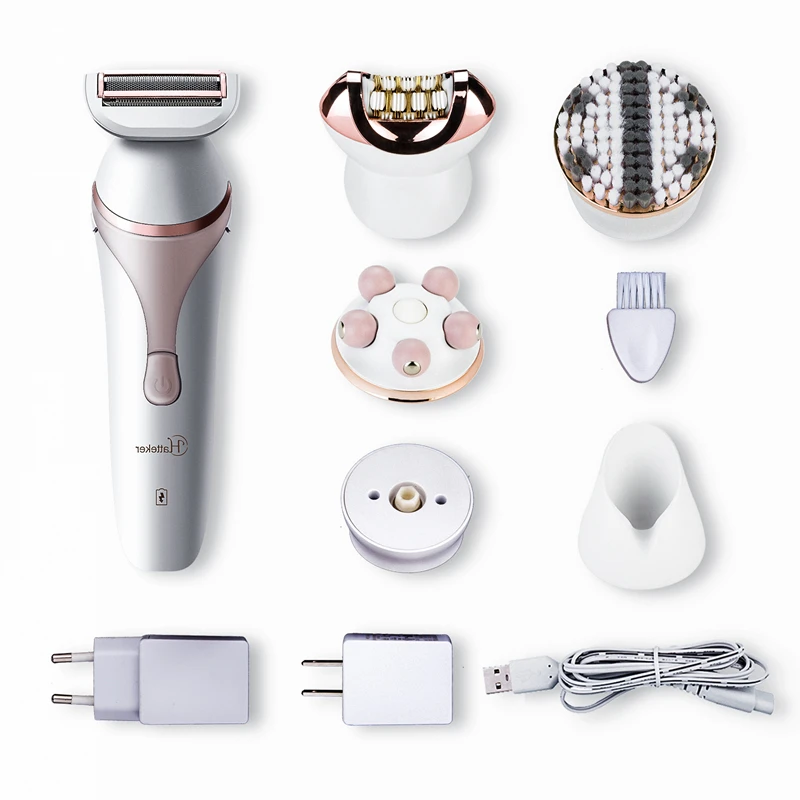 Surker перезаряжаемый женский эпилятор бикини электрический триммер ноги