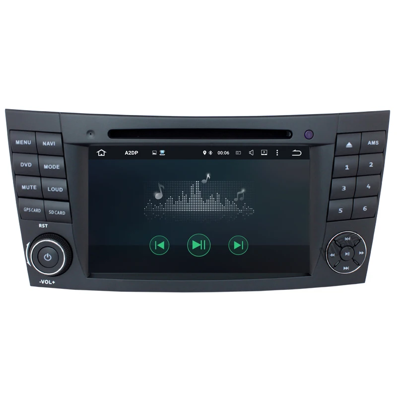 Автомобильный DVD плеер с GPS для Mercedes Benz W211 E Class W219 CLS E220 Android 7 1 Радио BT 2 Гб ОЗУ + 16 ПЗУ